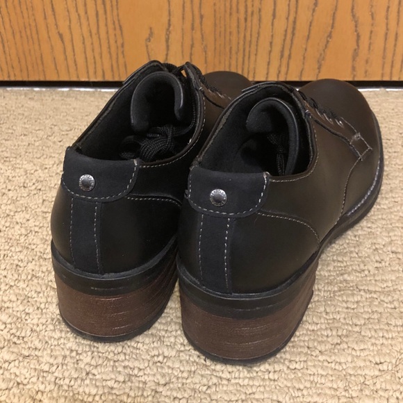 Eastland boots dress shoes women size 6 black heeled Y2K - Picture 3 of 6